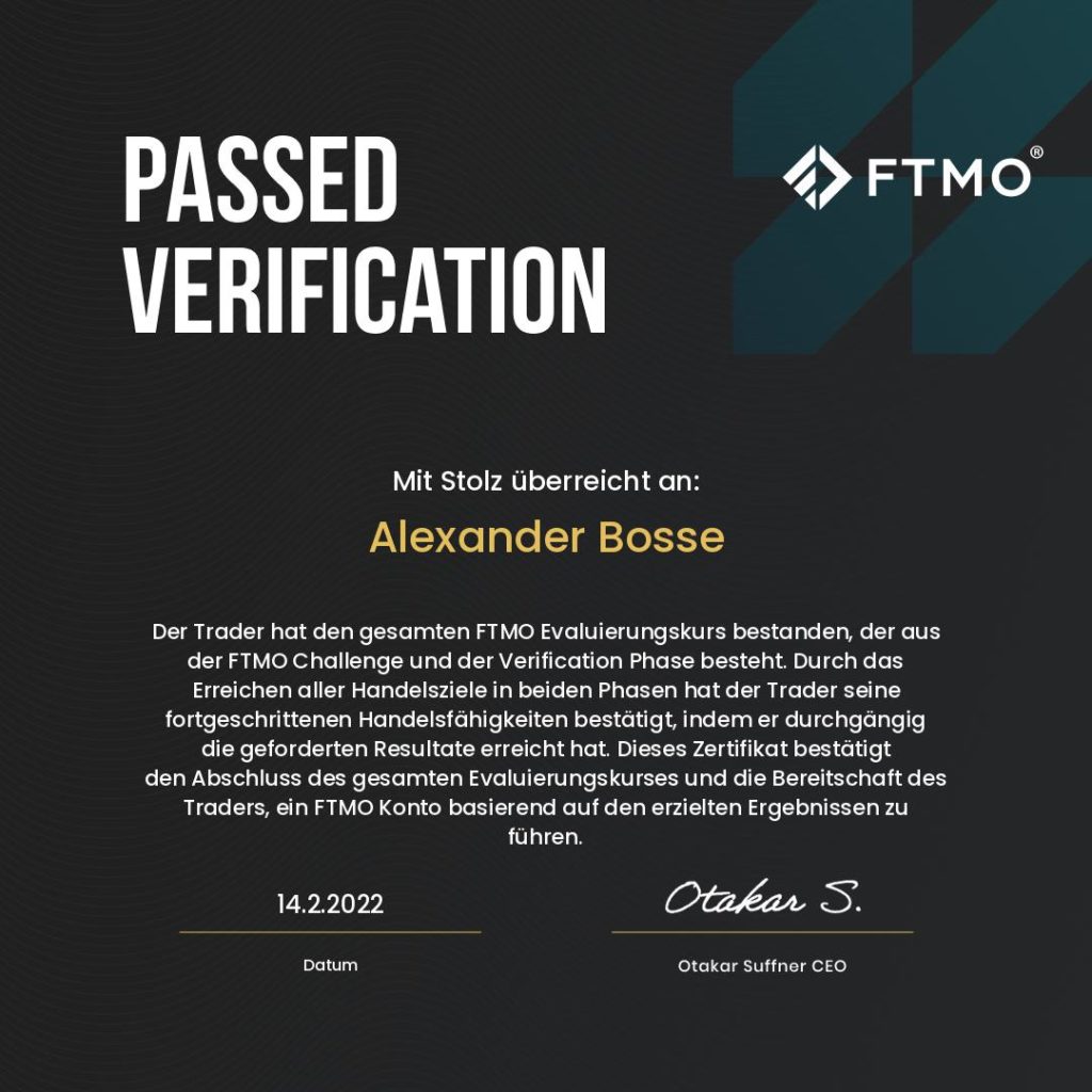 FTMO - Verfication